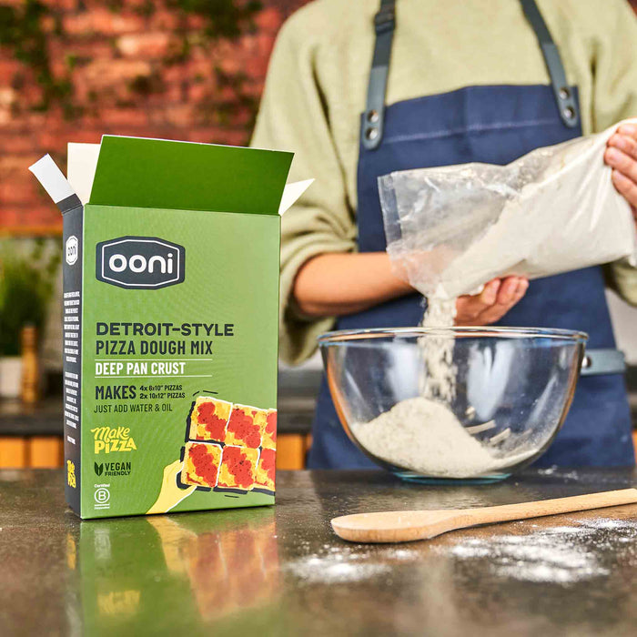 Ooni Detroit-Style Pizza Dough Mix (740g) - Ooni United Kingdom | Click this image to open up the product gallery modal. The product gallery modal allows the images to be zoomed in on.