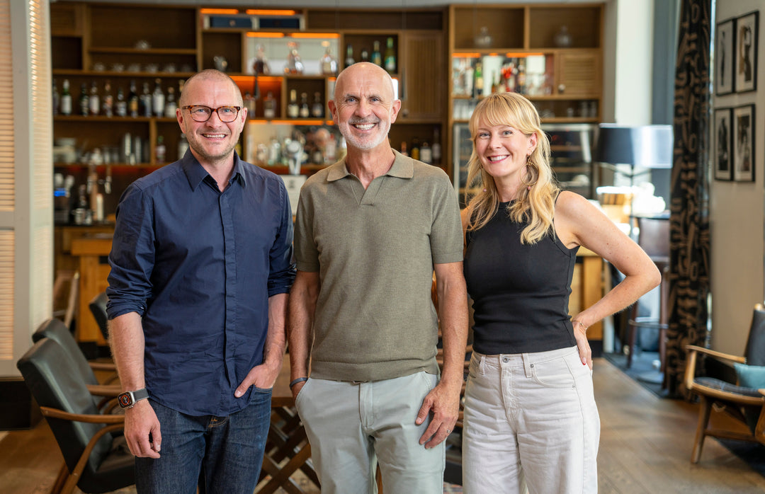 Our Founders Kristian and Darina with New Board Chair Jim Rowan