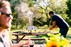 Back garden cookout with an Ooni pizza oven