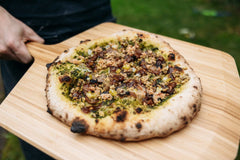 Vietnamese Tét Pizza with Pork Belly, Mung Beans and Shrimp Floss