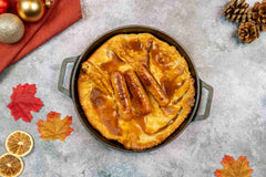 Giant Cast Iron-Baked Yorkshire Pudding