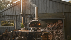 line up of karu 12, karu 2 and karu 2 pro multi fuel pizza ovens