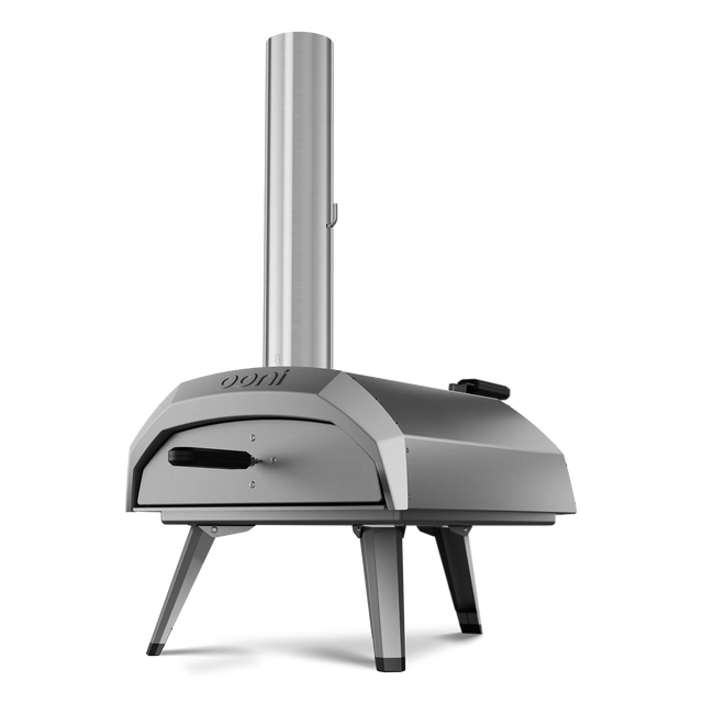 Ooni Karu 12 outdoor pizza oven with front door on