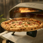 wide 9" pizza turning peel  retrieving pizza from oven 