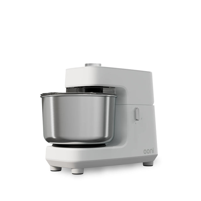 Ooni Halo Core Spiral Mixer in the Polar White colourway and a white background #variant-2