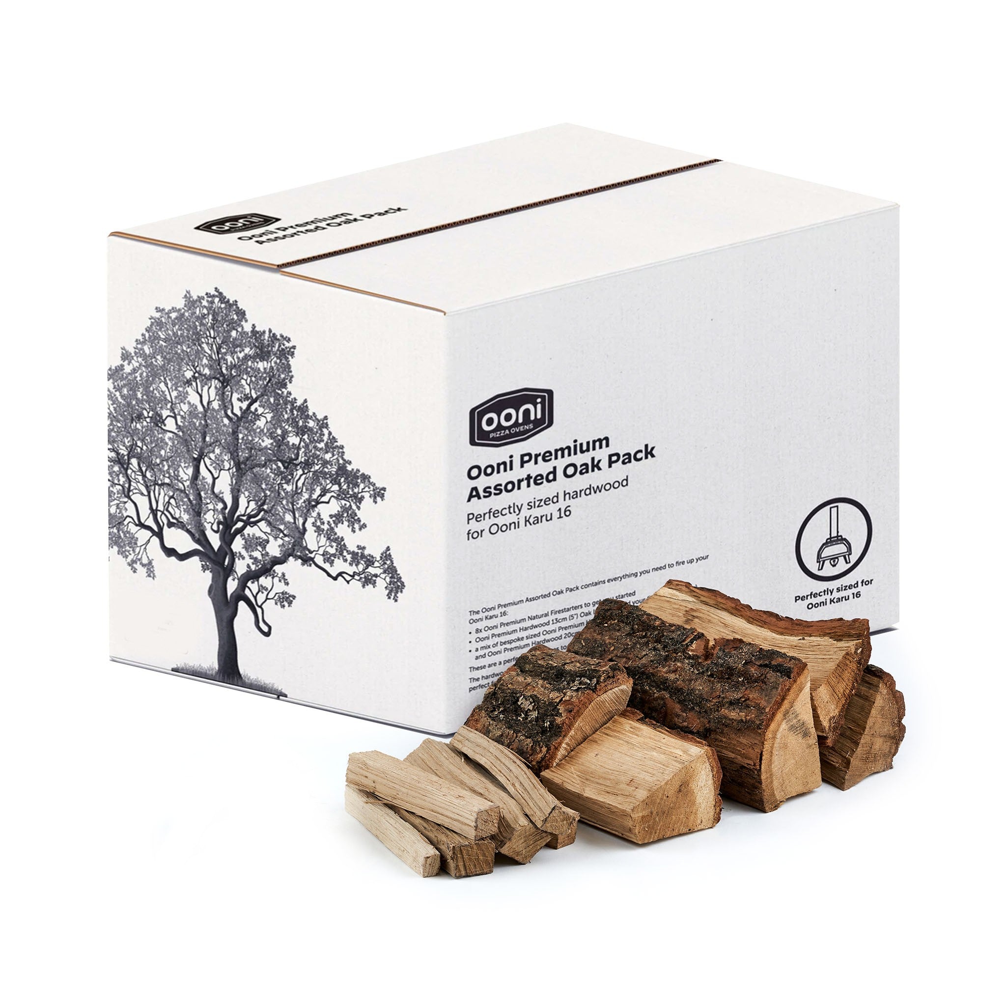 Ooni Premium Assorted Oak Pack for Ooni Karu 16 and Ooni Karu 2 Pro