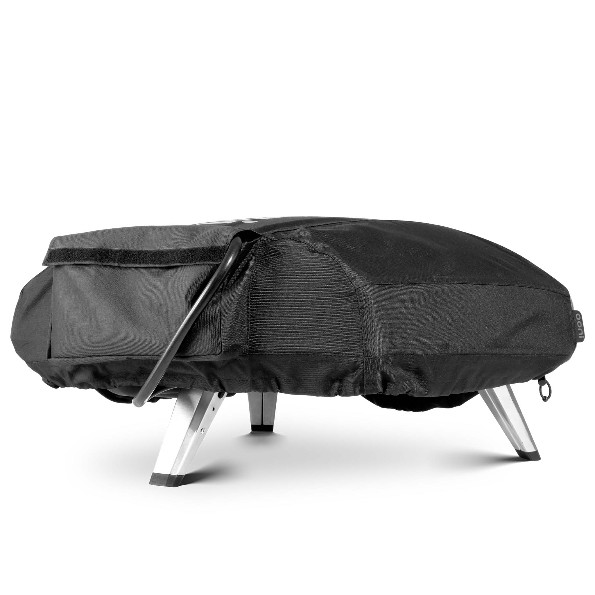 side profile of koda 2 pro oven cover with hose pouch