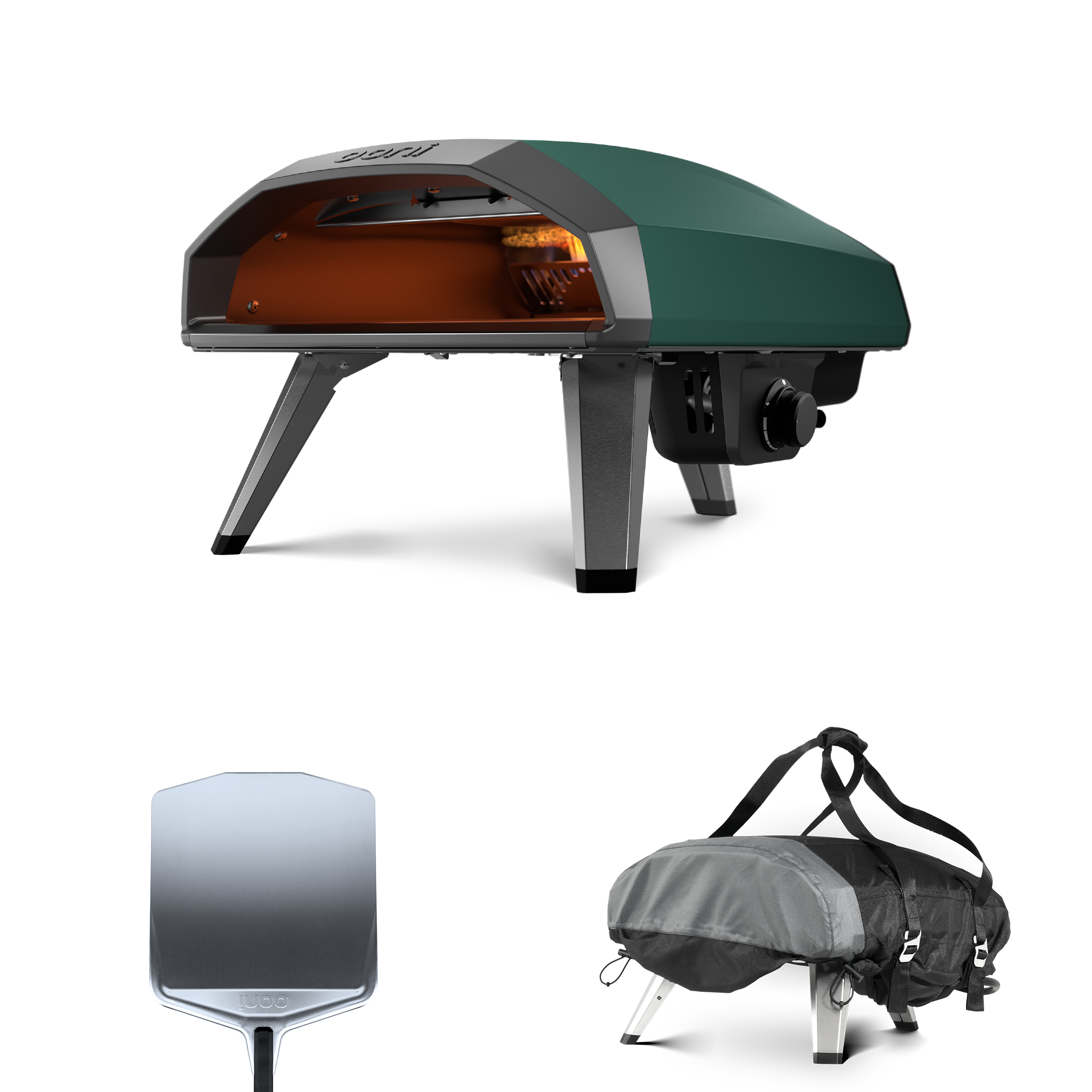 Koda 2 essentials bundle Highland Green - koda 2 pizza peel and carry cover #variant-3