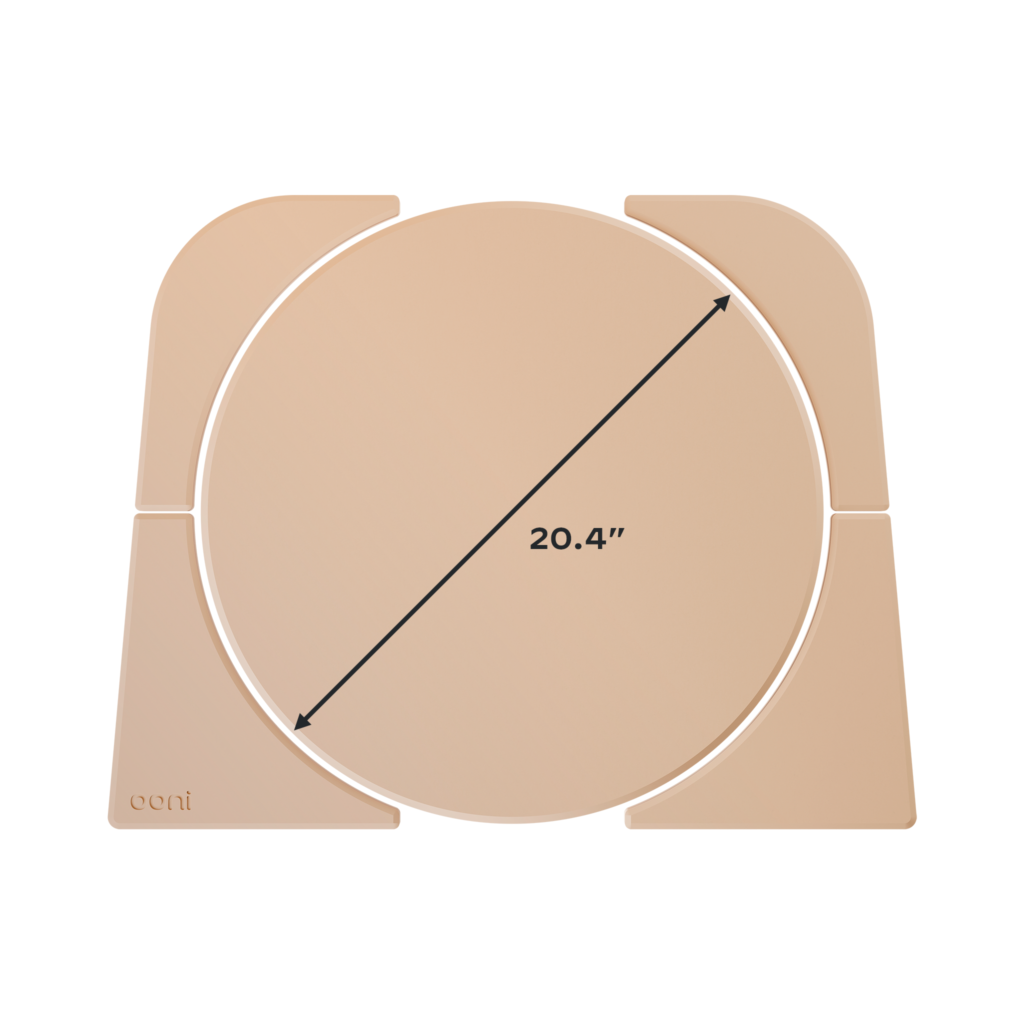 rotating stone  for Koda 2 Max with dimensions 20.4"