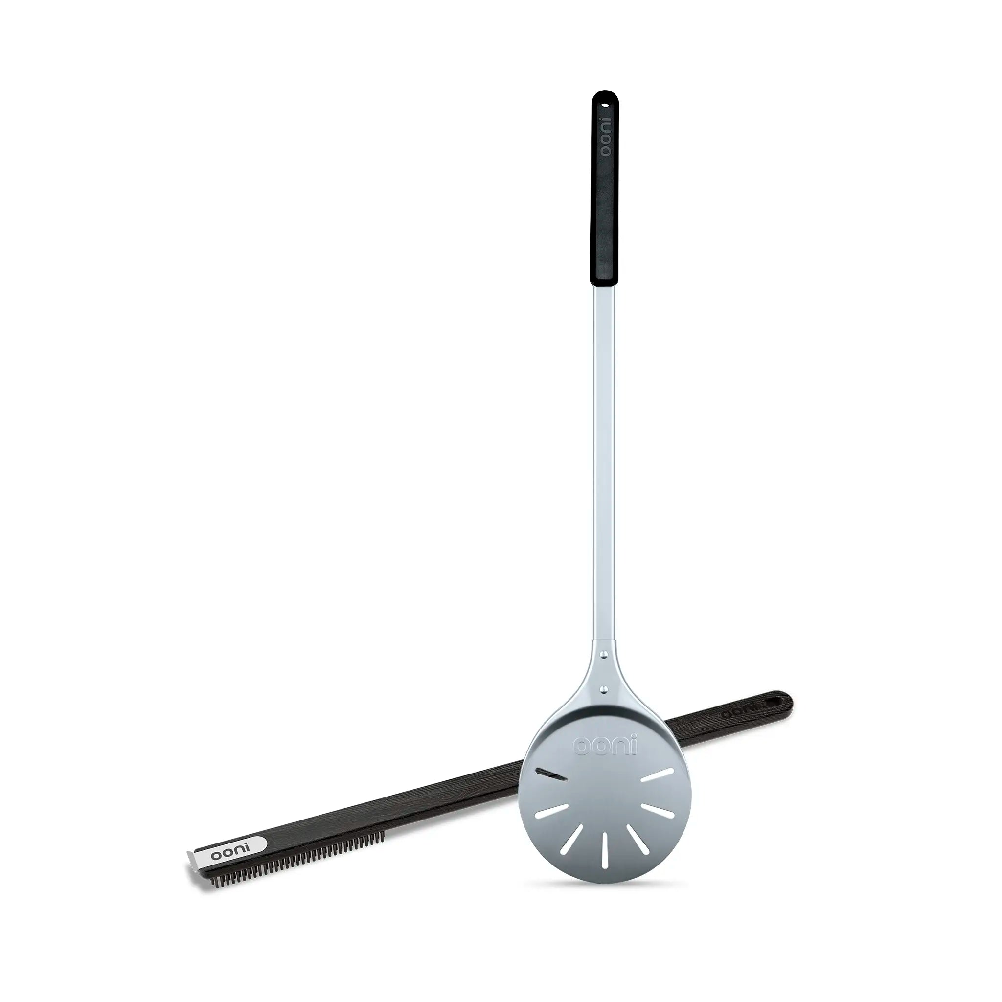 Pizza Oven Brush Turning Peel Bundle