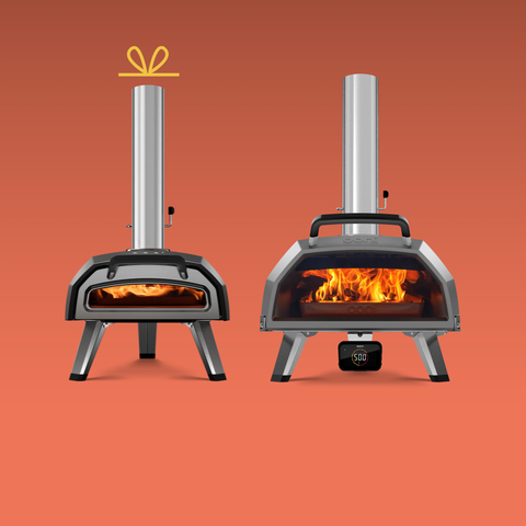 Karu range in front of orange background