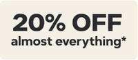 20% off almost everything Spring Sale promo sticker
