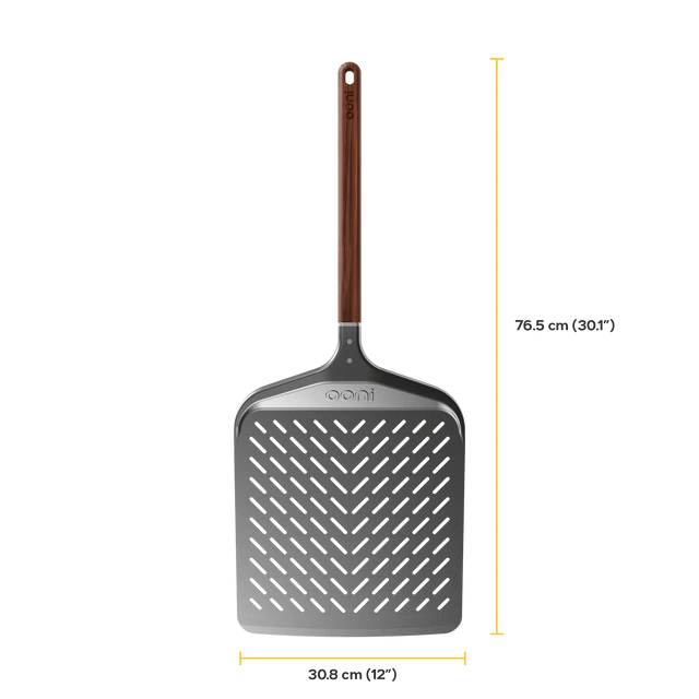 ooni 12" signature pizza peel with dimensions