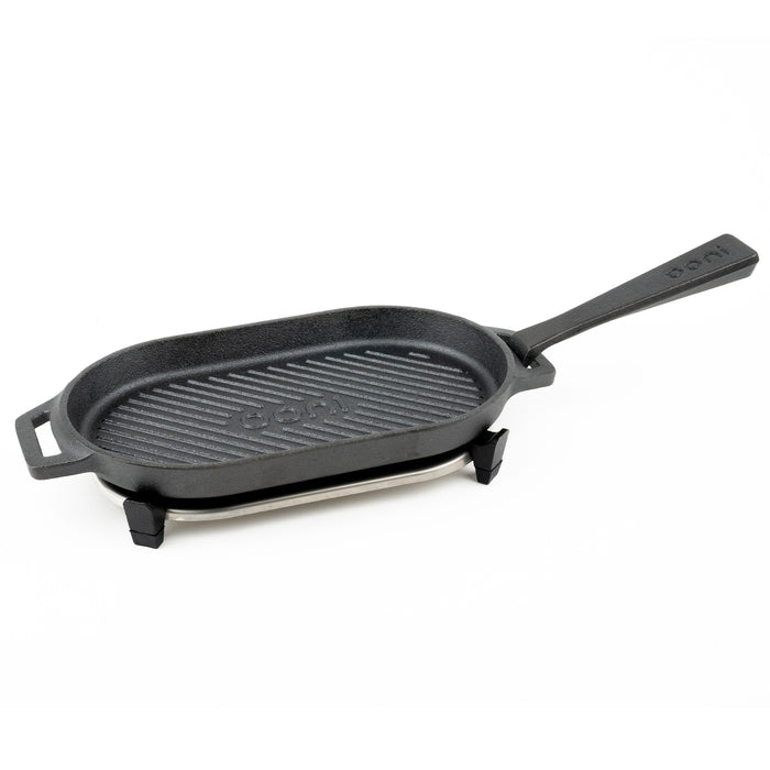 Ooni Cast Iron Grizzler Pan - Ooni United Kingdom | Click this image to open up the product gallery modal. The product gallery modal allows the images to be zoomed in on.