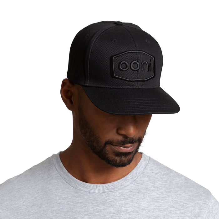 Ooni Logo Snapback (Black on Black) | Click this image to open up the product gallery modal. The product gallery modal allows the images to be zoomed in on.