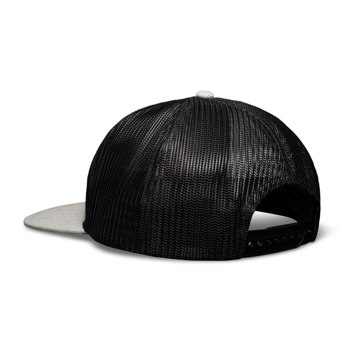 Ooni Logo Grey & Black Mesh Snapback Back view | Click this image to open up the product gallery modal. The product gallery modal allows the images to be zoomed in on.
