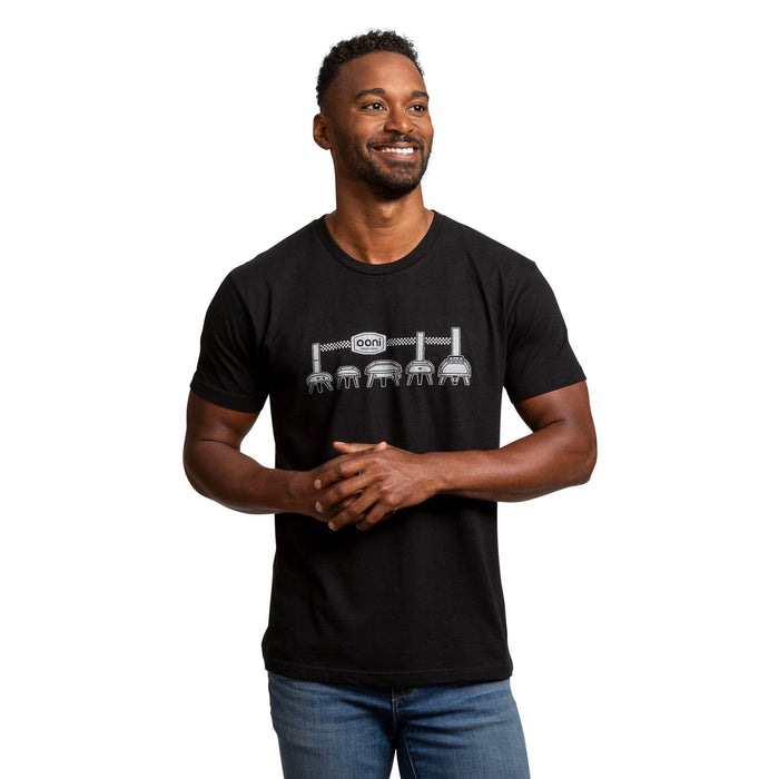 Ooni Oven T-shirt – Adult (Black) | Ooni United Kingdom | Click this image to open up the product gallery modal. The product gallery modal allows the images to be zoomed in on.