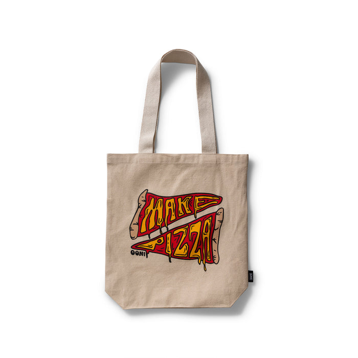 Make Pizza Slice Tote Bag - Ooni United Kingdom | Click this image to open up the product gallery modal. The product gallery modal allows the images to be zoomed in on.