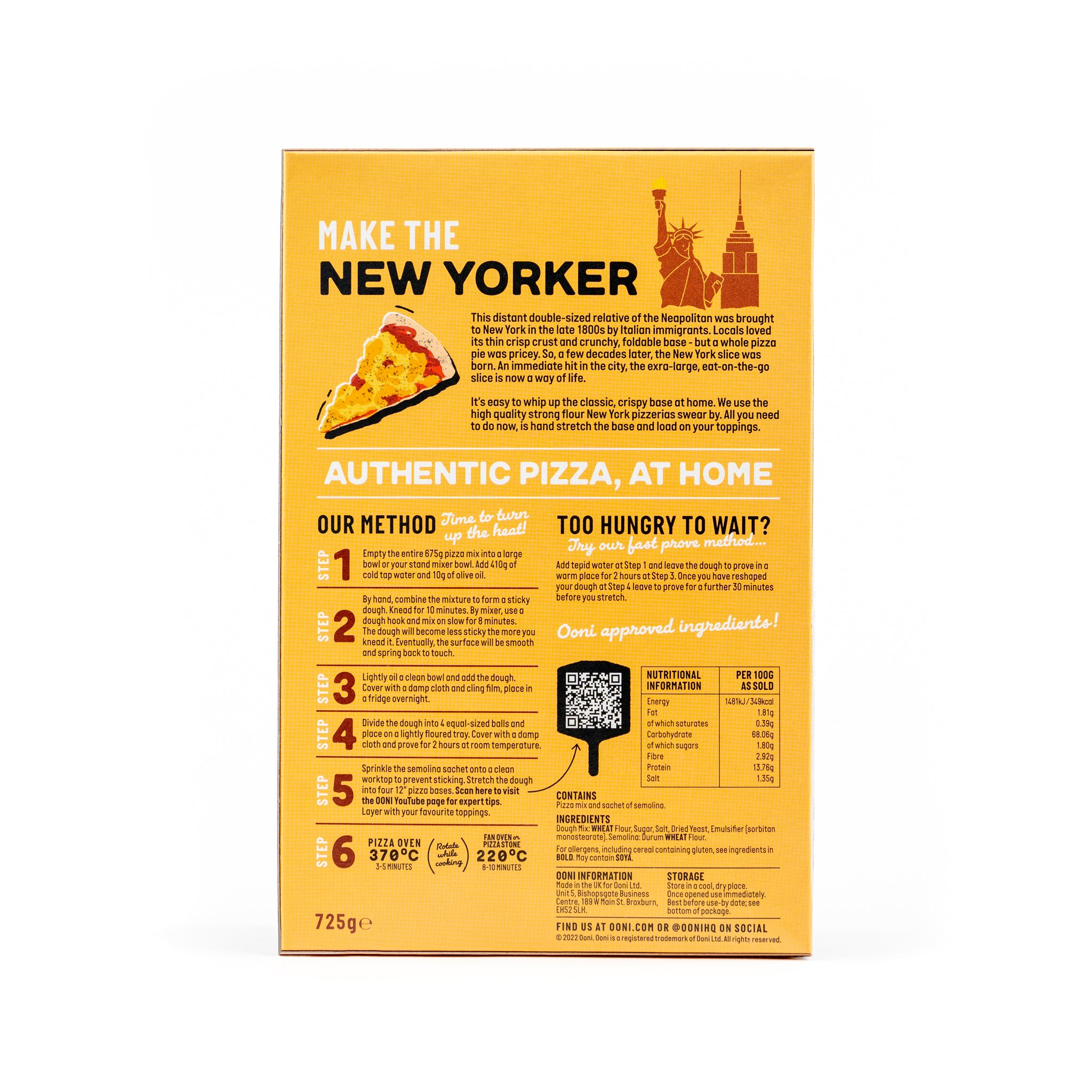 Ooni New York Pizza mix