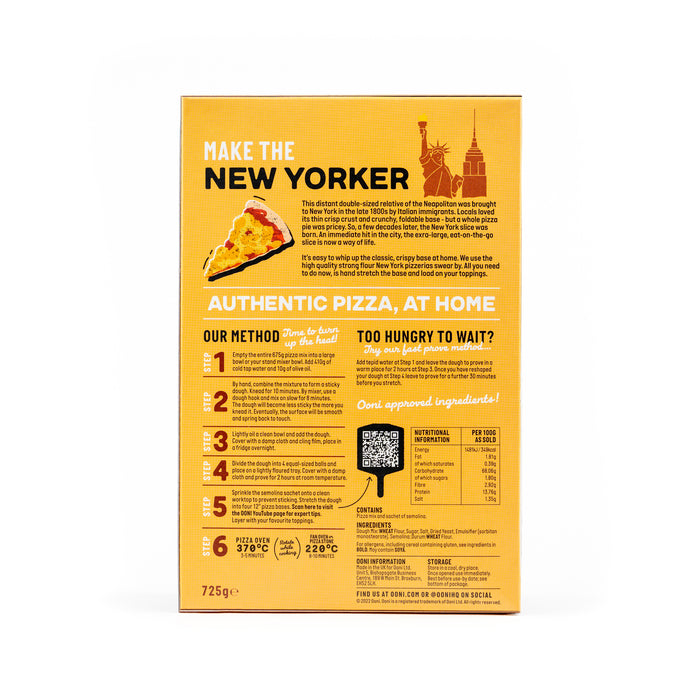 Ooni New York Pizza mix | Click this image to open up the product gallery modal. The product gallery modal allows the images to be zoomed in on.