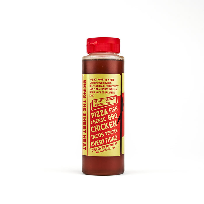JD’s Hot Honey - Original Jalapeño Infused Honey (350g) - Ooni United Kingdom | Click this image to open up the product gallery modal. The product gallery modal allows the images to be zoomed in on.